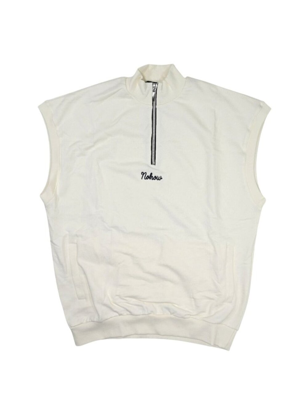 NOHOW Brodie Sleeveless Sweatshirt in Cream
